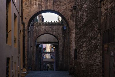 Entrance of historic building