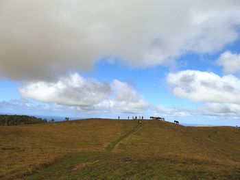 Panoramic view of landscape against sky