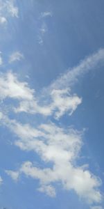 Low angle view of clouds in sky