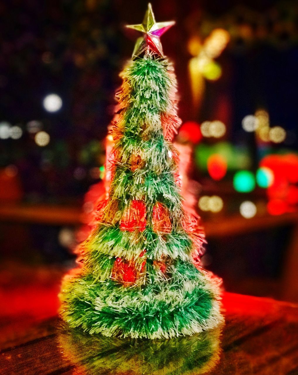 CLOSE-UP OF CHRISTMAS TREE