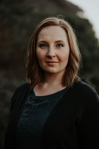 Portrait of a beautiful young woman