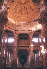 Low angle view of historic building