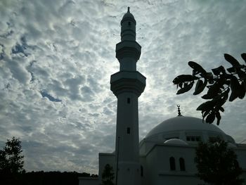 Low angle view of church against sky