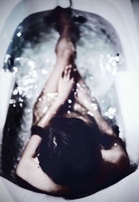 Close-up of woman in bikini