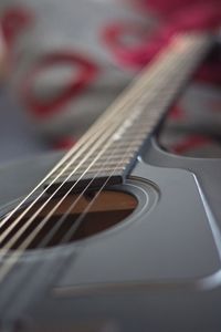 Close-up of guitar