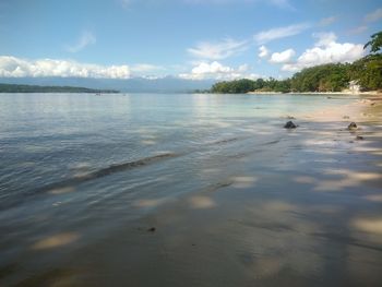 View of beach against sky