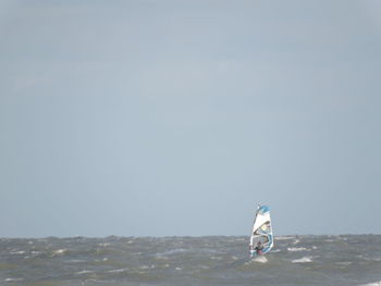 Boats in sea