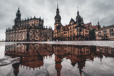 Katholische hofkirche, dresden, cathedral, church