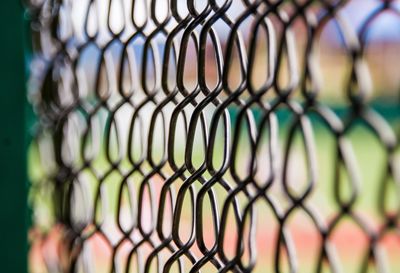 Close-up of chainlink fence