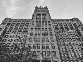 Low angle view of building against sky