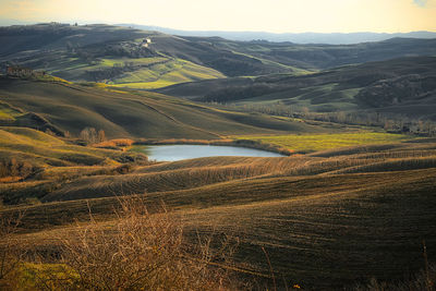 Scenic view of landscape against sky