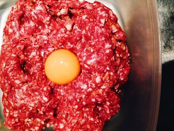 Close-up of served food