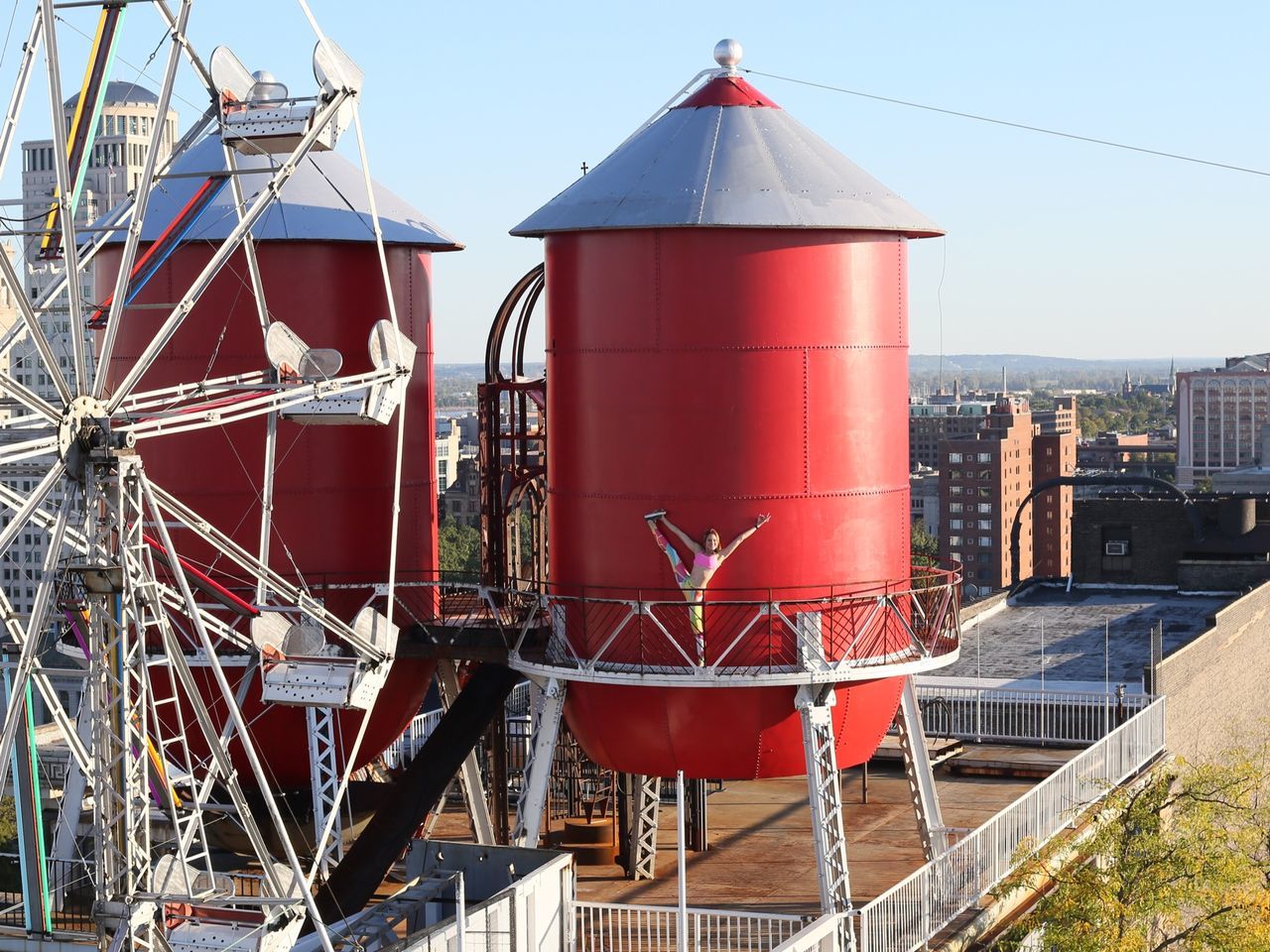 City museum roof top