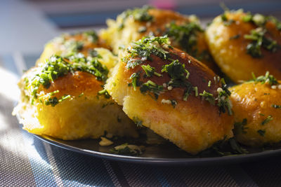 Close-up of food in plate