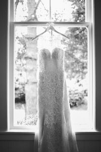 Low section of woman looking through window