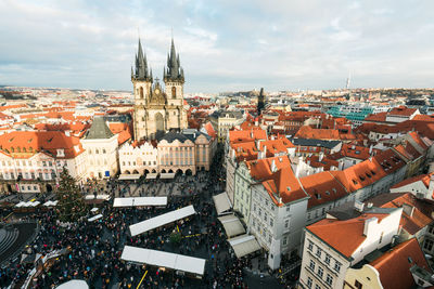 Aerial view of cityscape