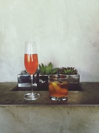 Close-up of food on table