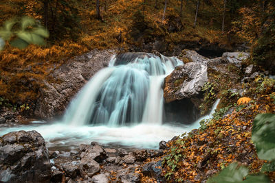 Waterfall in the german alps 