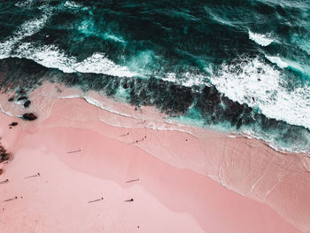 Aerial view of beach