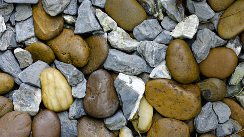 Full frame shot of pebbles