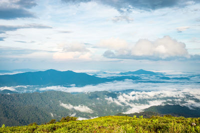 Scenic view of landscape against sky