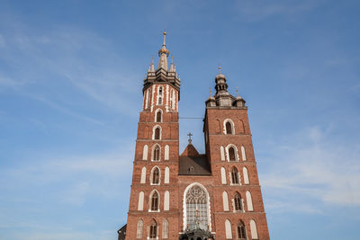 Low angle view of building against sky