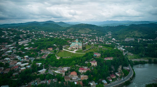 The temple in the center of the city