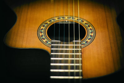 Close-up of guitar