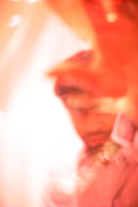 Close-up portrait of man