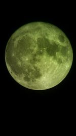 Close-up of moon at night
