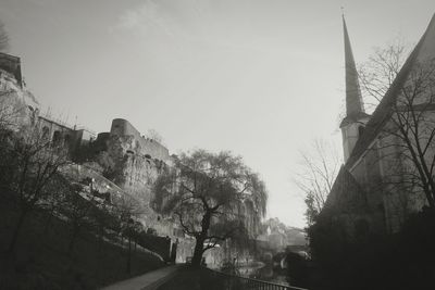 Low angle view of built structure