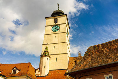 Low angle view of building against sky