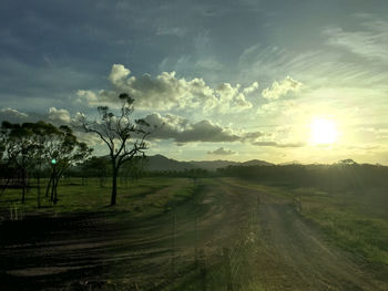 Scenic view of landscape against sky