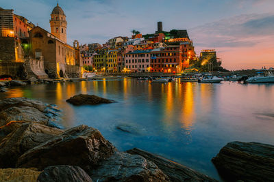 Buildings at waterfront