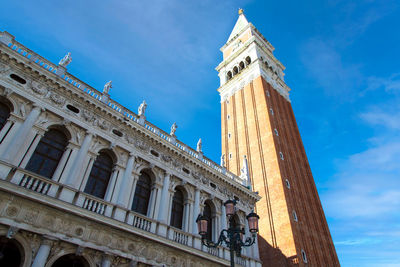 Low angle view of historical building against sky