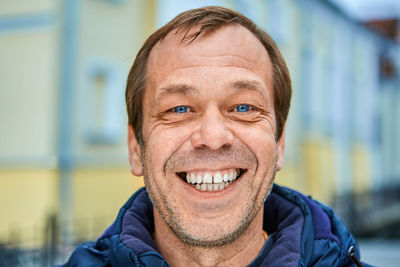 Portrait of smiling man