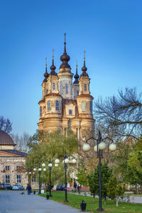 Baroque church of cosmas and damian, kaluga, russia