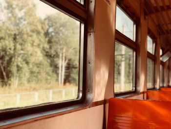 Windows in train