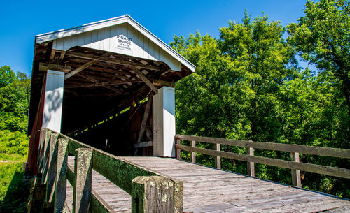 Low angle view of built structures