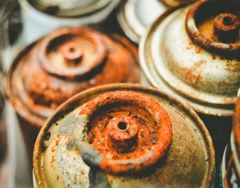 Full frame shot of rusty metal