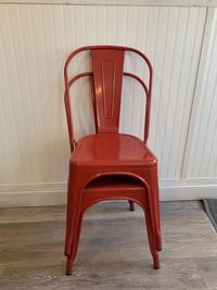 Empty chairs and tables at home