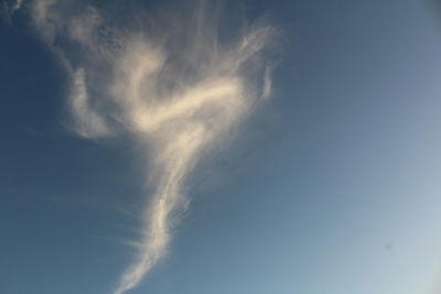 Low angle view of cloudy sky