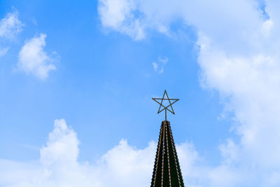 Low angle view of cloudy sky