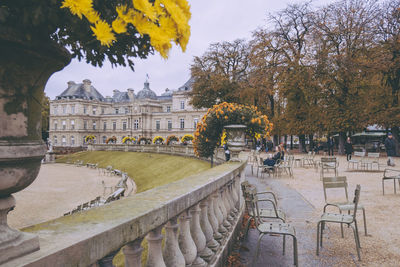 View of historic building against sky