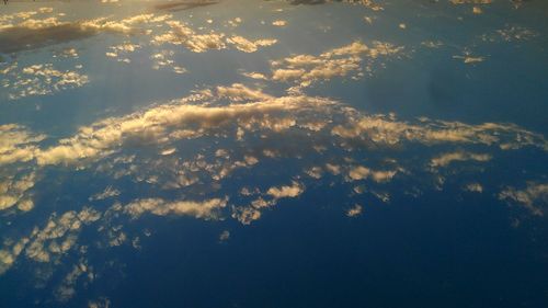 Low angle view of clouds in sky