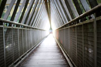 Footbridge over river