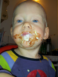 Portrait of young woman