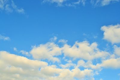 Low angle view of cloudy sky