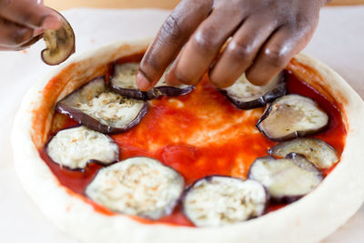 Close-up of food