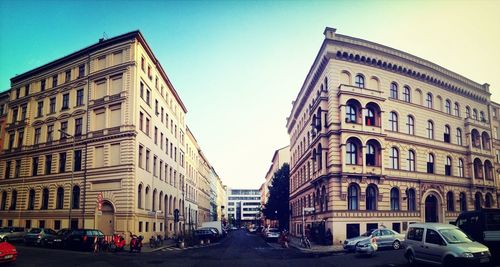 View of buildings in city